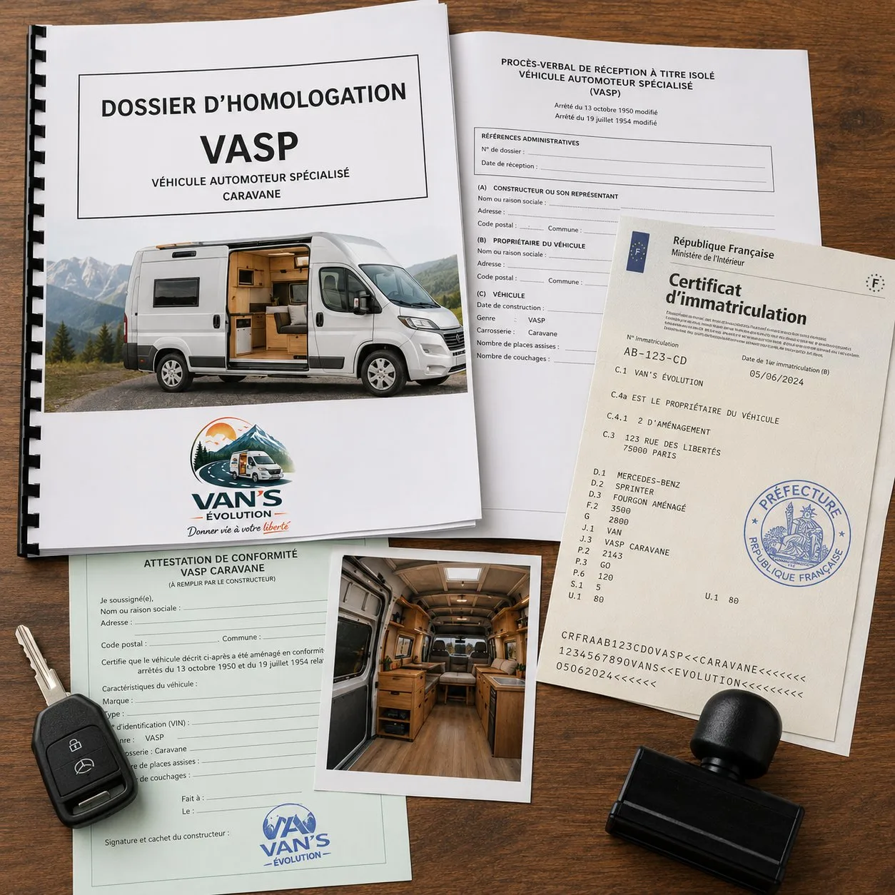 Dossier homologation VASP