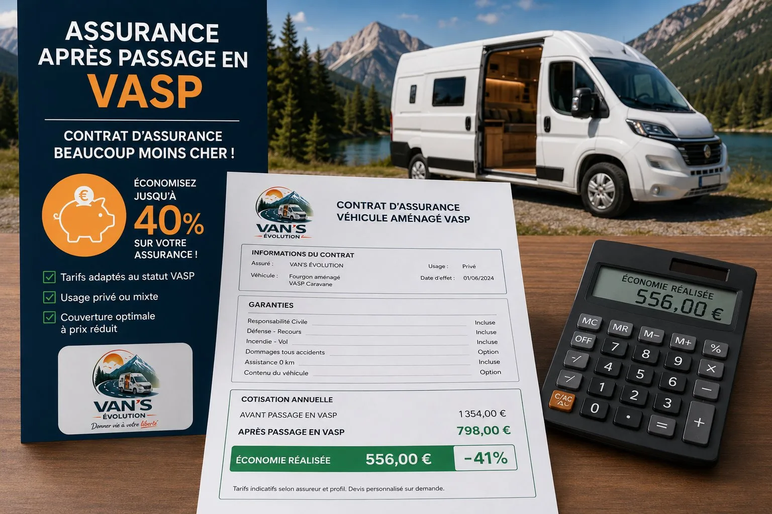 Assurance camping-car après homologation VASP